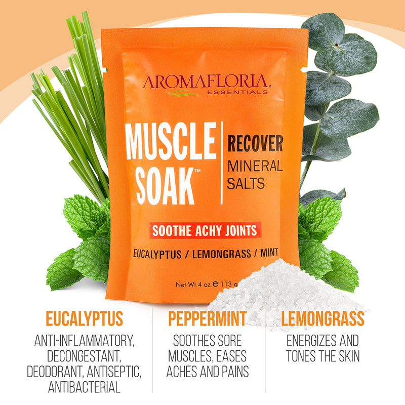 Muscle Soak Recover Mineral Salt (Travel Size) - 3 Pack