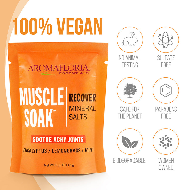 Muscle Soak Recover Mineral Salt (Travel Size) - 3 Pack