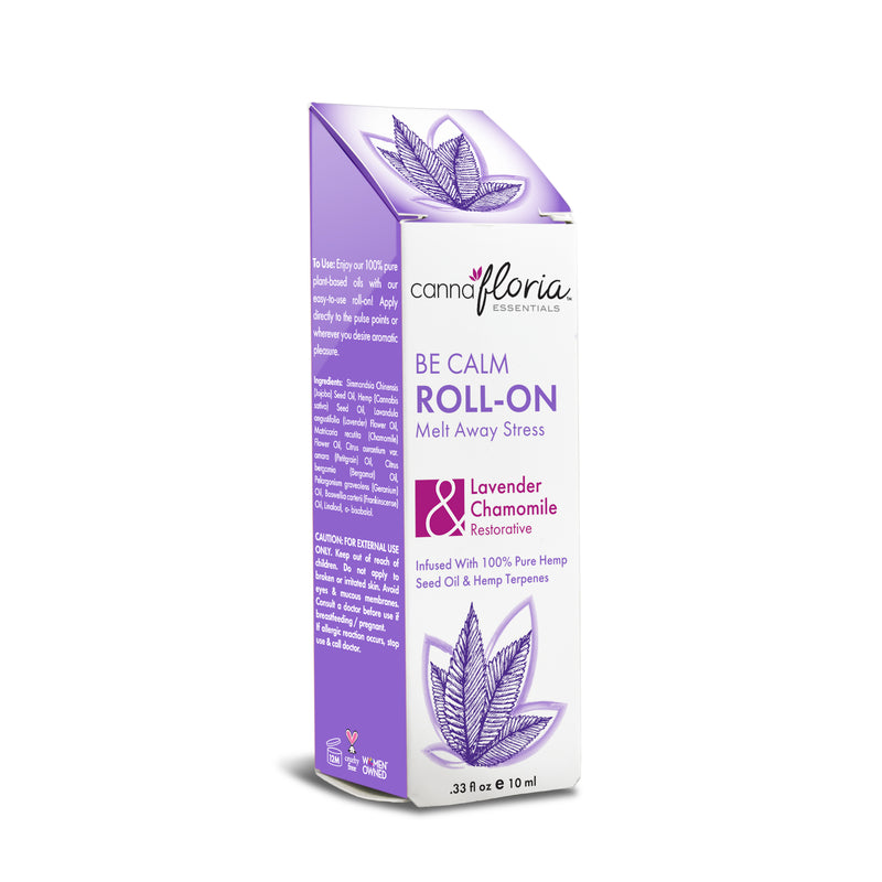 Cannafloria Be Calm Aromatherapy Roll-On Box