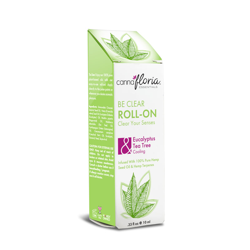 Cannafloria Be Clear Aromatherapy Roll-on Box