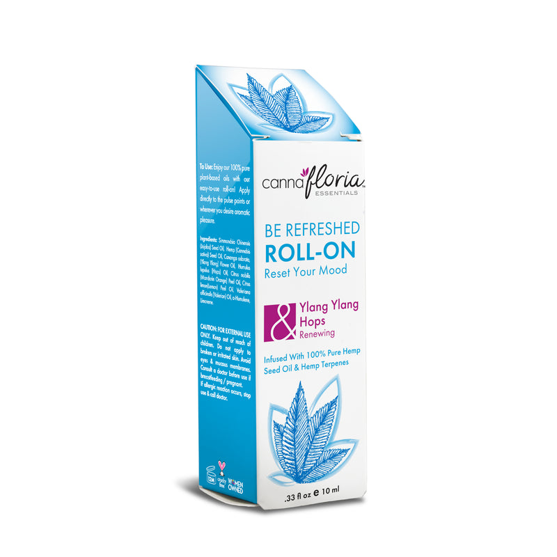 Cannafloria Be Refreshed Aromatherapy Roll-on Box