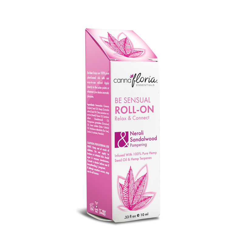 Cannafloria Be Sensual Aromatherapy Roll-on Box